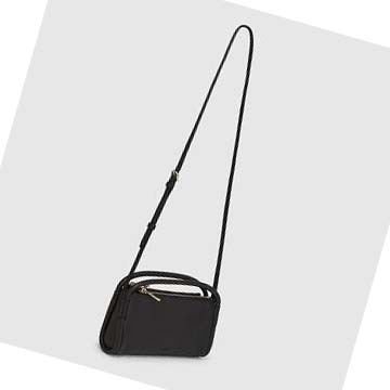 Ecco Contact Crossbody Skulderveske Dame Svarte | NO 372TCE